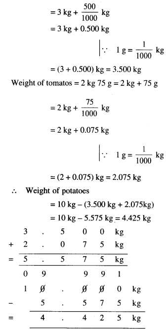 NCERT Solutions for Class 6 Maths Chapter 8 Decimals 56